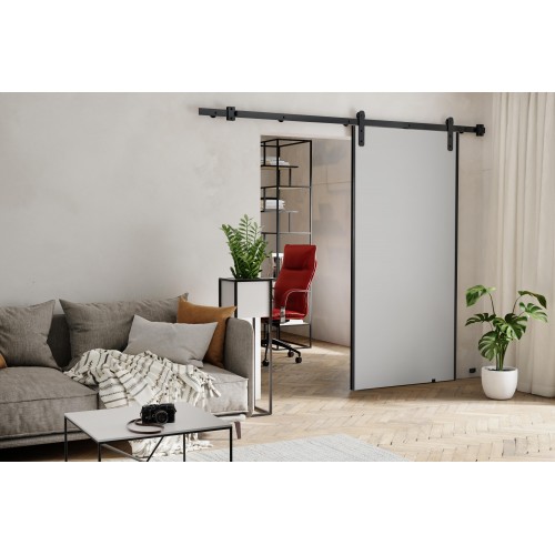 Bīdāmās sistēmas durvis AURA - Loft, balts